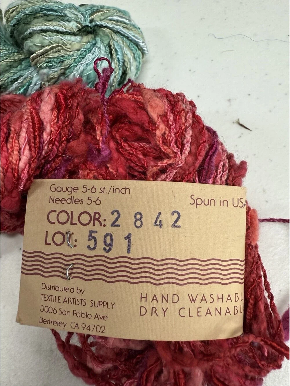 Crystal Palace Yarn ‘Waikiki’ Rayon/Cotton Yarn Color 2842&2833 - 2 Skein Lot